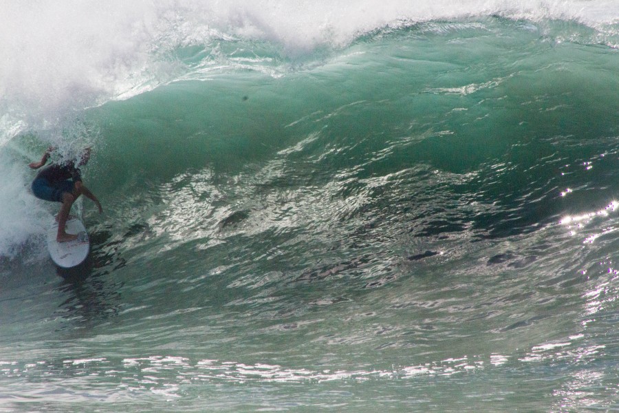 una persona, gente, hombre, surf, ola, espuma, tabla, deportes, 
