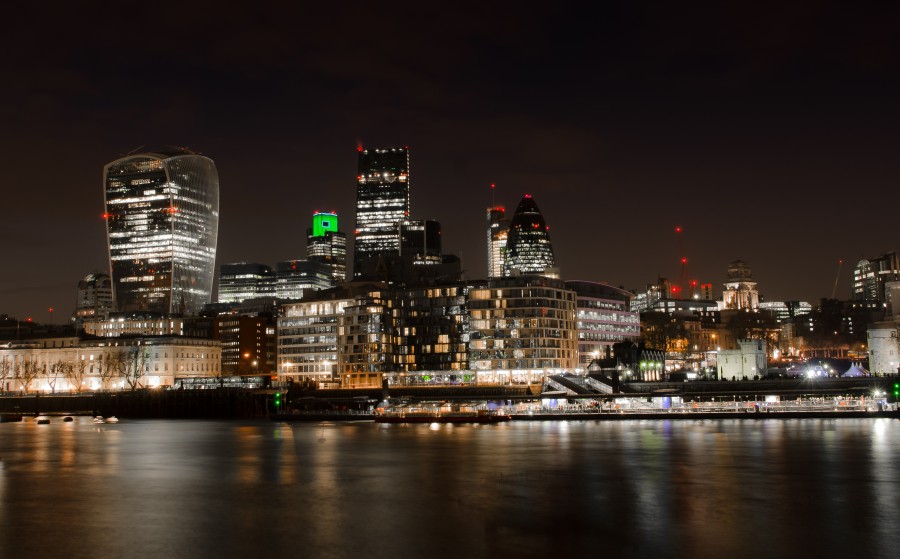 londres, ciudad, inglaterra, atardecer, arquitectura, urbano, paisaje, nadie, rio, noche, nocturno, iluminado, 