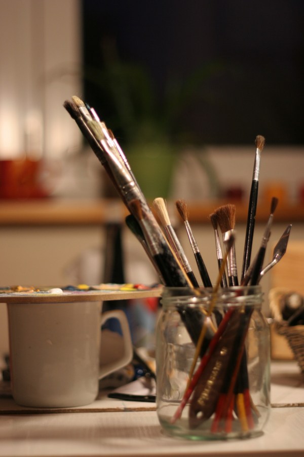 Pinceles, pincel, pintura, arte, interior, taller, herramienta, artistico, pintar, acuarella, pintura, dibujo, talle, interior, 