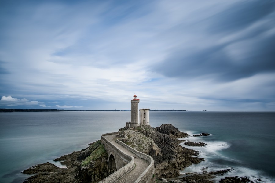 Plouzane, Francia, Europa, dia, costa, arquitectura, nadie, paisaje, costa, Faro, luz, camino, concepto, guia, fondos de pantalla hd, fondos de pantalla 4k
