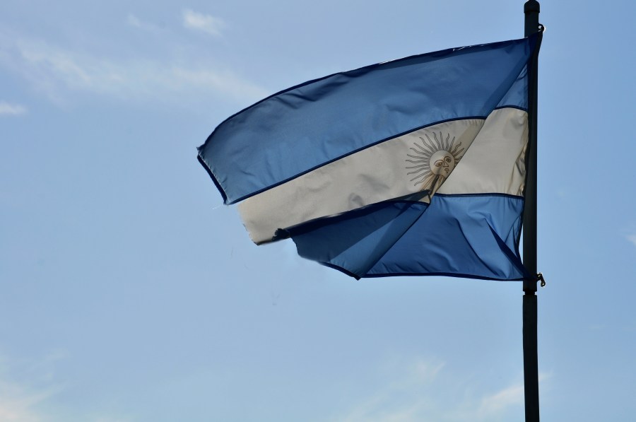 argentina, bandera, pais, cielo, nadie, simbolo