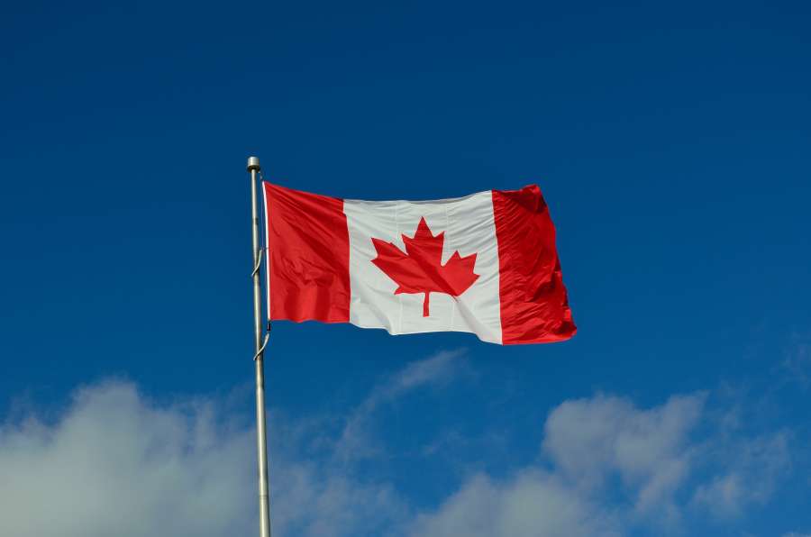 bandera, Canada, pais, America del Norte, Norte, simbolo, flameando, viento, nacion, estado, nadie, republica, 