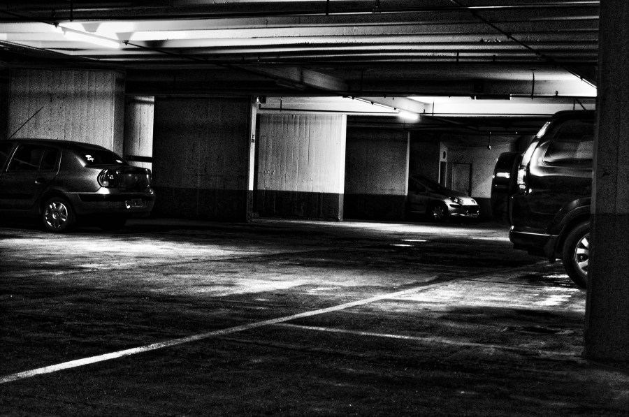 Buenos Aires, Urbano, Estacionamiento, Parking, Blanco y Negro, B&W, 