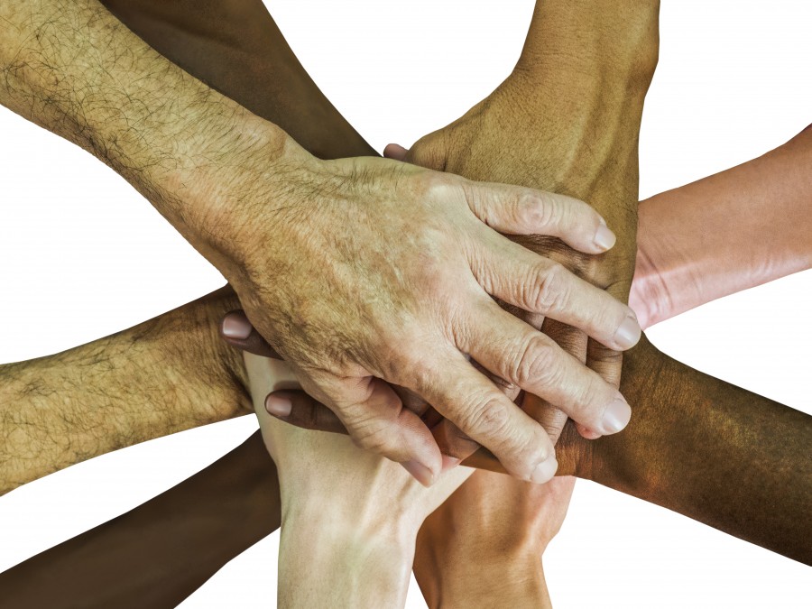 manos, trabajo en equipo, espíritu de equipo, alegrarse, equipo, personas, grupo, juntos, unidad, amistad, asociación, persona, unión, de la manos, diversidad, unir en la diversidad, amigos, carrera
