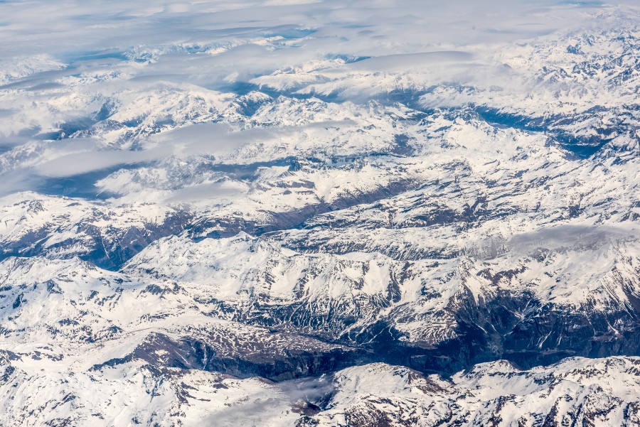 montaña, paisaje, montañas, cadena montañosa, nevado, nieve, blanco, vista aerea, 