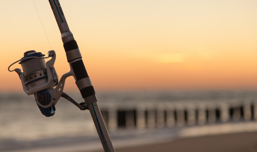 pesca, caa, reel, pescar, deportes, Deportes, tiempo libre, Atardecer, Ocaso, puesta de sol, 