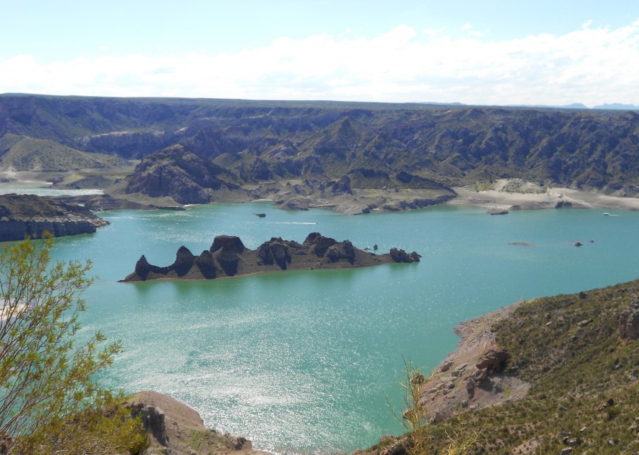 Paisaje, Lago, Dique, Nihuil, Dique del Nihuil, Mendoza, Argentina, America, Latino, Latinoamerica, Nadie, Dia, Agua, 