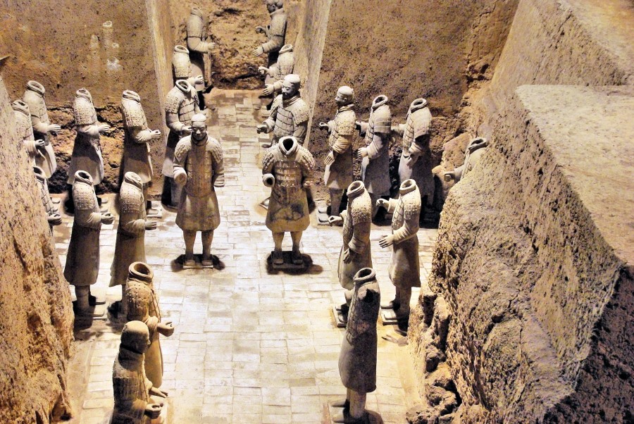 china, asia, soldados, terracota, ruina, ruinas, arqueologia, arqueologico, 