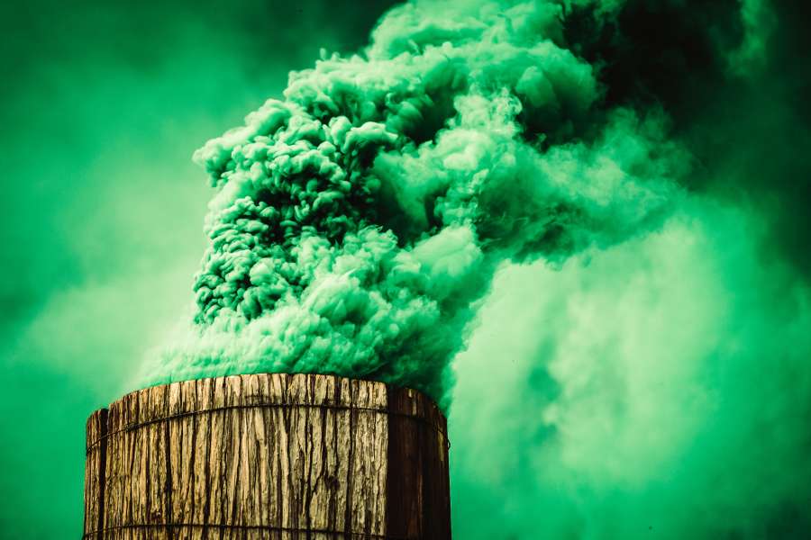 humo, verde, textura, bengala, chimenea, fondo, fondo de pantalla, color, colorido, abstracto 