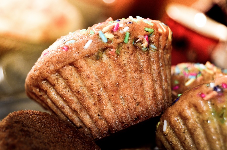 muffin, muffins, comidas, dulce, postre, pastel, primer plano, 