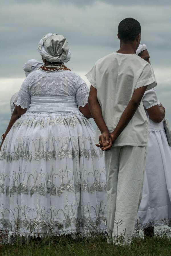 Santo Amaro, Brasil, Bahia, Brasileño, Gente, Blanco, Vestido, Playa, Iemanja, Religión, Día, Típico, Cultura,
